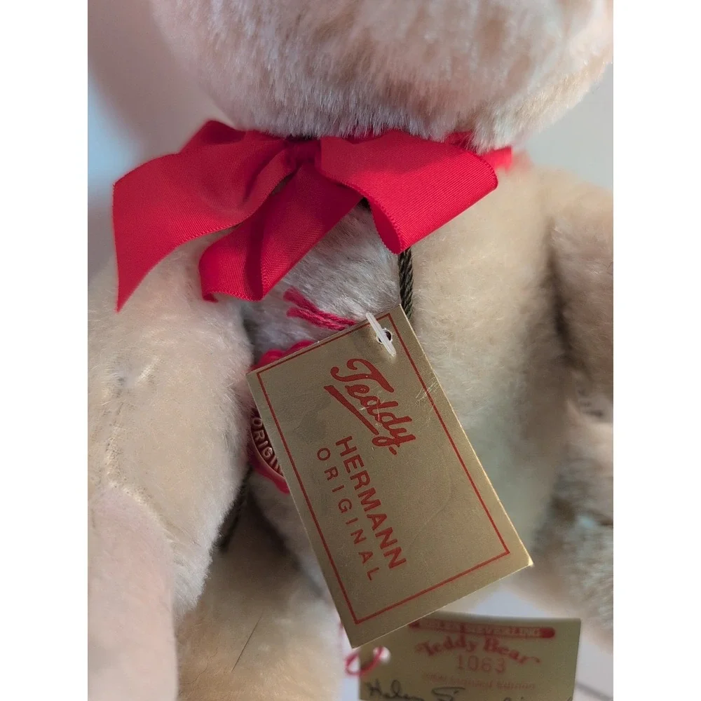 HERMANN Made In Germany Mohair Teddy‎ Bear Signed by HELEN SIEVERLING 1063of3000